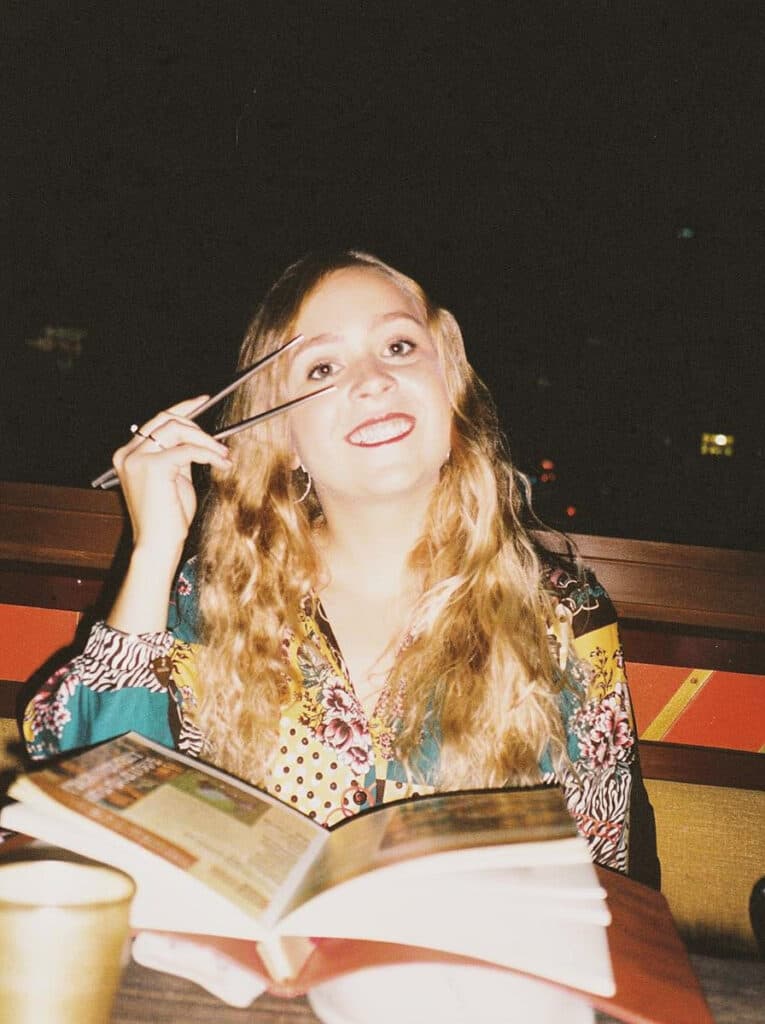 Guest dining at an independent restaurant
